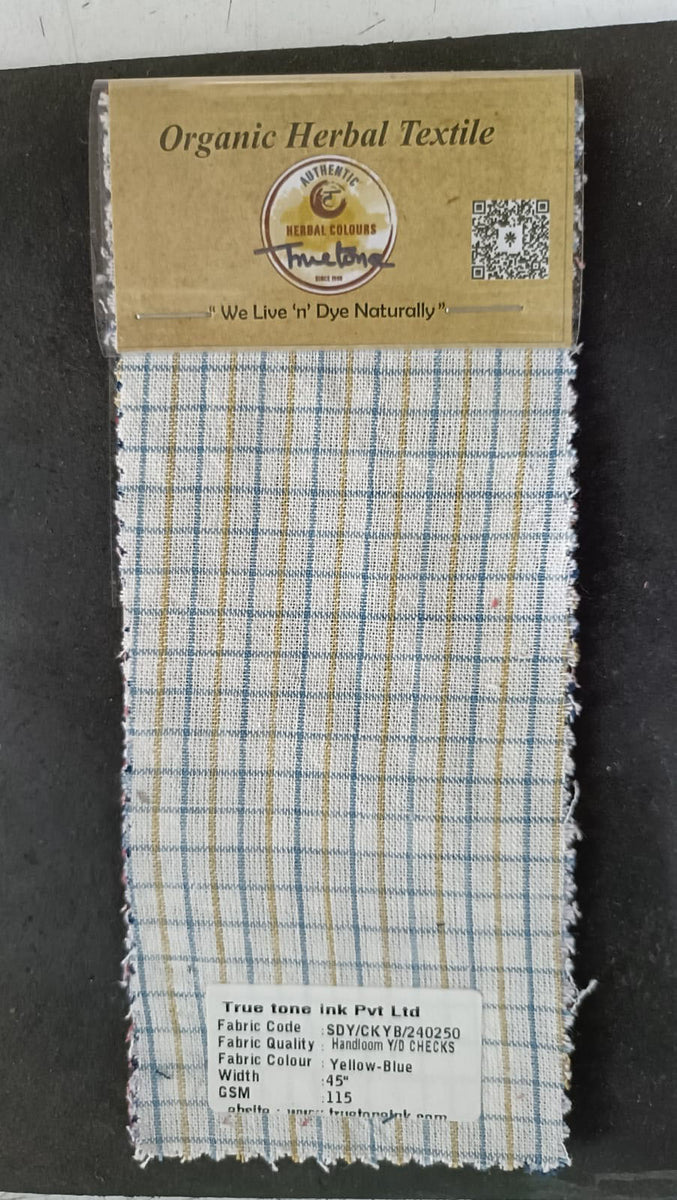 Yarn Dyed handloom Fabrics Swatch Set Truetone Ink
