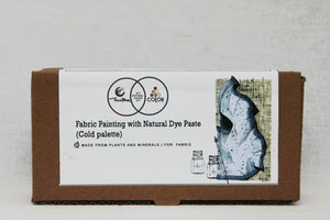 DIY Kit: Fabric Painting with Natural Dye Paste (Cold palette)
