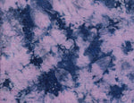 Marble Tie & Dye  Lavender Lilac - Woad Blue  (Cambric)