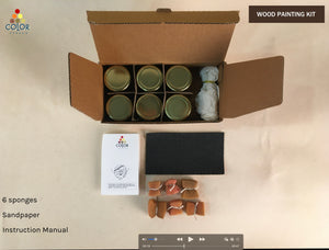 DIY Kit: Natural Color for Wood Painting