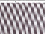 STRIPE PRINT { WHITE-CHEBULA BLACK }  (Cambric)